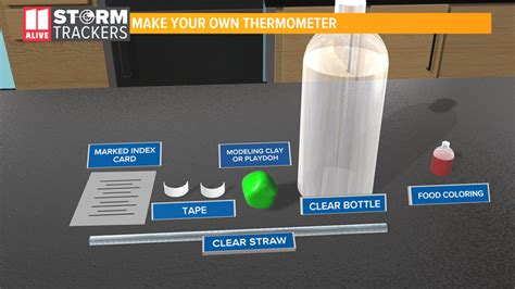 How to make your own thermometer experiment | 11alive.com