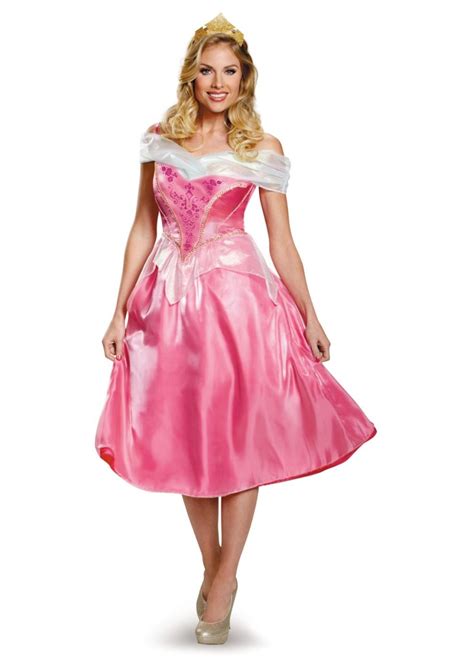 Disney Princess Aurora Pink Womens Dress Costume - Princess Costumes