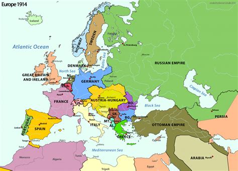 Allied & Central (Axis) Powers - WW1 (Facts for Kids 2024)