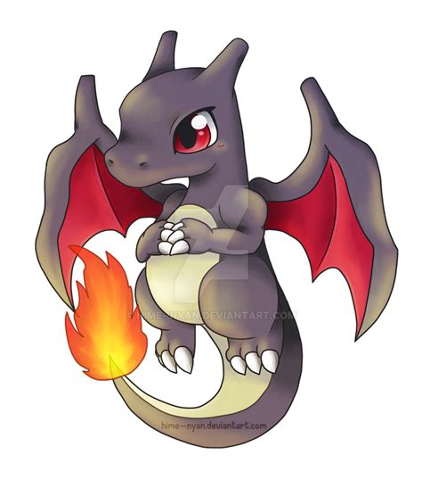 Chibi Shiny Charizard [Redraw] by Hime--Nyan on DeviantArt