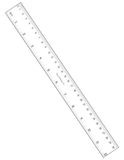 Free Printable Ruler {inches and cm} - Paper Trail Design