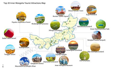 Inner Mongolia Map: Inner Mongolia China Map, Inner Mongolia Travel Map