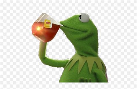 Kermit Sipping Tea Sticker , Png Download - Kermit Meme Png, Transparent Png - 597x571(#257025 ...