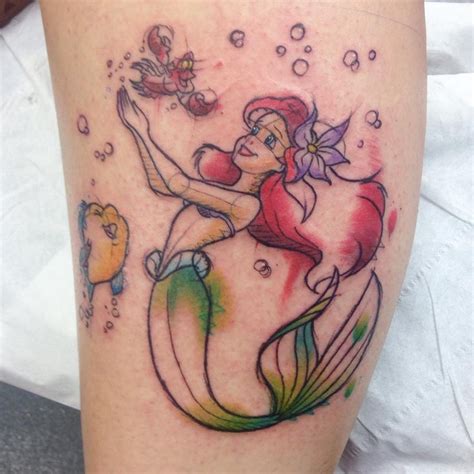 Disney Watercolor Tattoo Designs, Ideas and Meaning - Tattoos For You