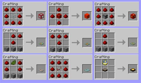 √1000以上 redstone minecraft crafting 125551-Minecraft redstone repeater ...