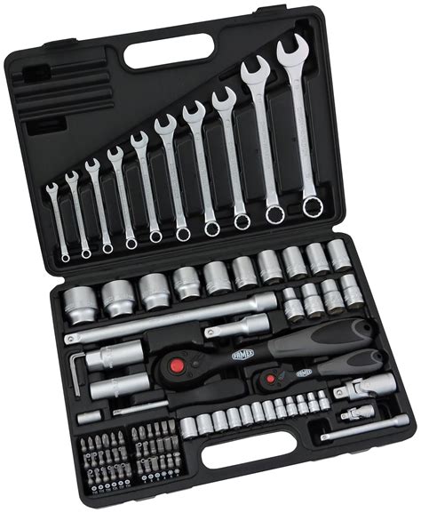 Famex Socket Spanner Set with 72-Tooth Ratchet Handles 12.5 mm 1/2 Inch ...