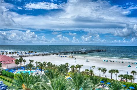 HD wallpaper: aerial view of resort, clearwater beach, florida, gulf coast | Wallpaper Flare