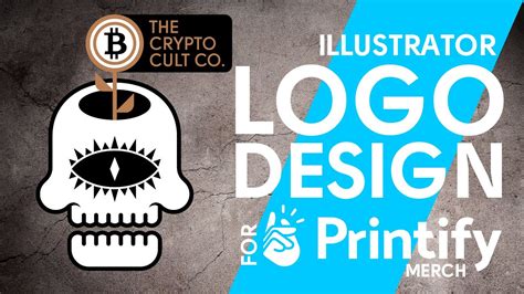 Free Illustrator Logo Graphic Design Tutorial - Merchandise with Printify - YouTube