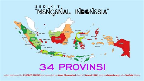 Peta Indonesia 34 Provinsi Sedikit Mengenal Indonesia 34 Provinsi - Riset