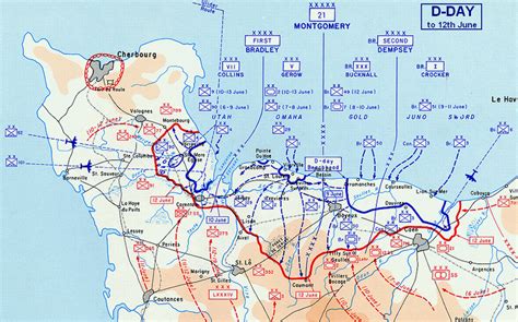 German Wwii Map Of Normandy