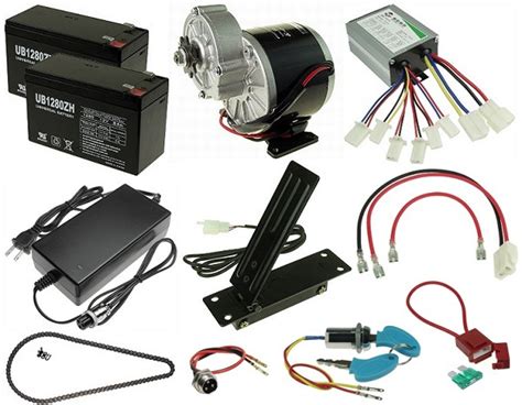 24 Volt 350 Watt Electric Go Kart Kit KIT-137 - ElectricScooterParts.com