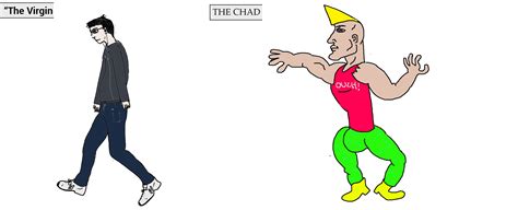 Virgin and Chad Meme Template - Piñata Farms - The best meme maker and ...