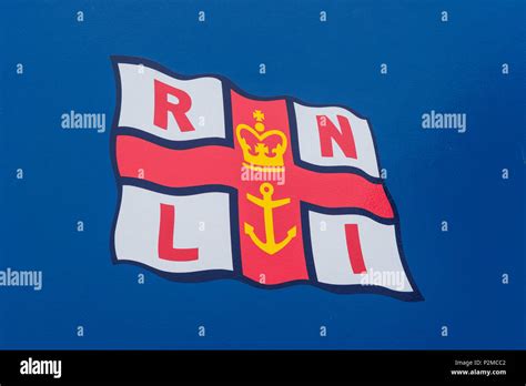 RNLI flag logo Stock Photo - Alamy