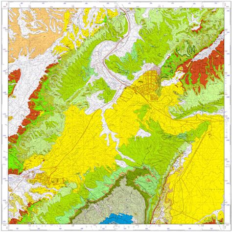 The Dimona sheet in 1:50,000 scale | Geological survey of Israel