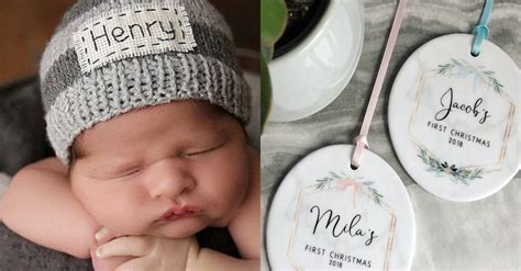 26 Adorable Personalized Gifts For Anyone With A New Baby