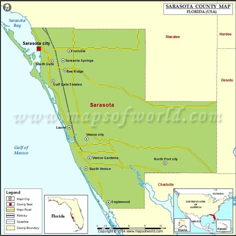 Sarasota County Map