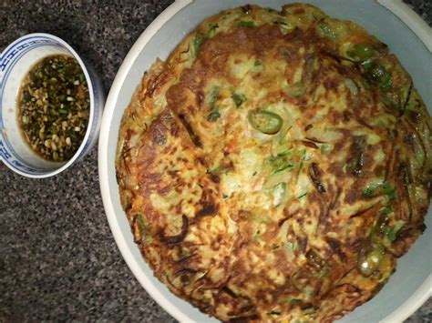 Korean vegetable pancake photos - Cooking Korean food with Maangchi