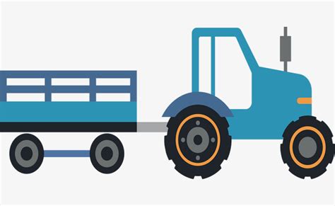 Tractor Trailer Vector at GetDrawings | Free download