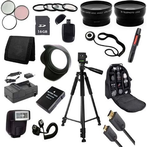 Outdoor Accessory Package for Nikon D3100, D3200, D5100, D5200 DSLR Cameras (Nikon 55-300mm or ...