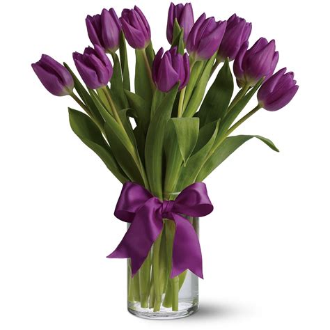 Passionate Purple Tulips | La Tulipe floral designs