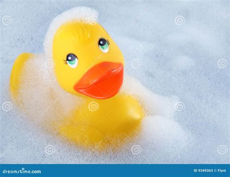 Rubber duck in the bath stock image. Image of nobody, duck - 9349363