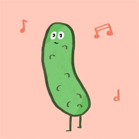 Dancing Pickle GIF by Eva - Find & Share on GIPHY