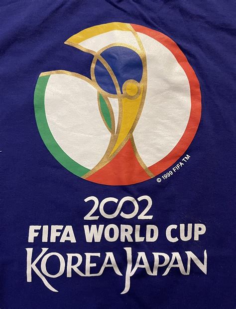 2002 Korea Japan FIFA World Cup Official Licensed T-S… - Gem