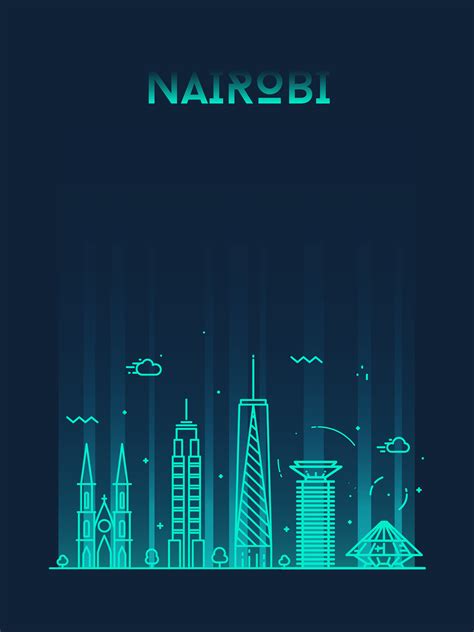 Nairobi Skyline, Kenya on Behance