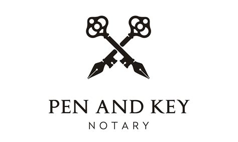 Crossed Pen Skeleton Door Key Logo Graphic by Enola99d · Creative Fabrica | Cross pens, Business ...