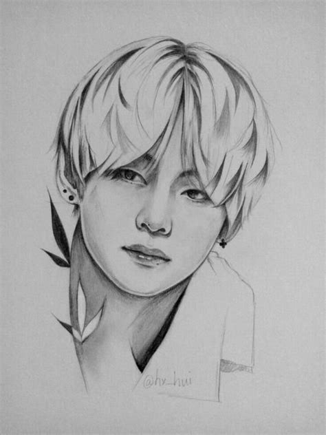 BTS Drawing, Pencil, Sketch, Colorful, Realistic Art Images | Drawing Skill