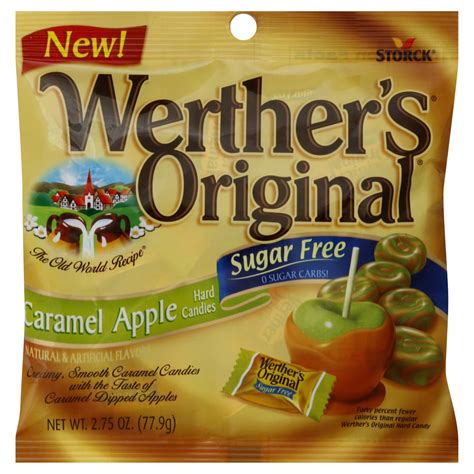 Werther's Original Sugar Free Caramel Apple Hard Candies 2.75 oz