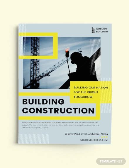 Construction Company Flyer - 20+ Examples, Word