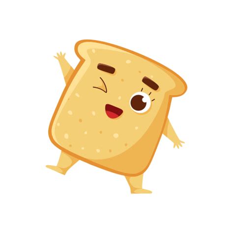 Toast Stickers - Free food Stickers