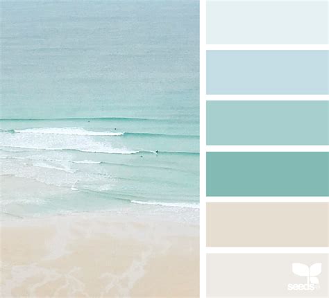 Color Sea | Paint colors for home, Coastal paint colors, Beach color palettes