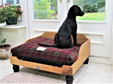 Extra Large Wooden Dog Beds UK - Handmade from Solid Oak