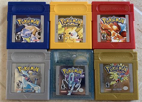 Finally Completed the Gameboy/Color Pokémon collection : r/Gameboy