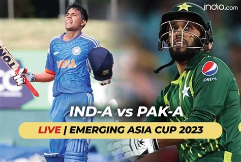 Emerging Asia Cup | IND A Vs PAK A, Highlights: Sai Sudharsan Ton Helps India Book Bangladesh ...