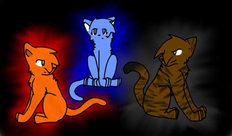 Firestar, Bluestar, Tigerstar by HillDust124 on DeviantArt