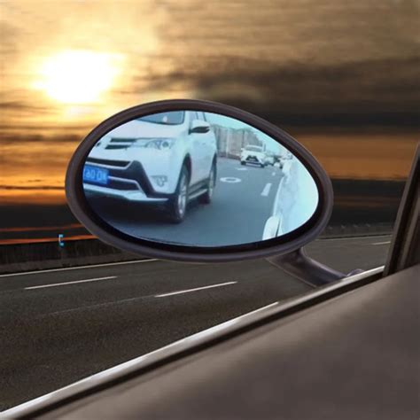 Wide Angle Rearview Adjustable Side Mirrors,Frameless Sway Rotate Wide ...