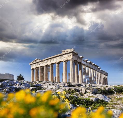 Parthenon temple on the Acropolis in Athens, Greece Stock Photo by ©samot 92189076