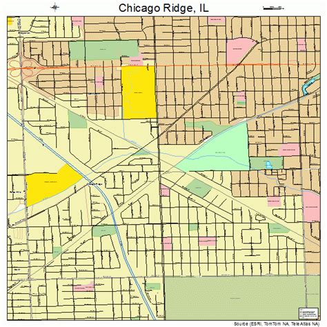 Chicago Ridge Mall Map - Map Of Central America