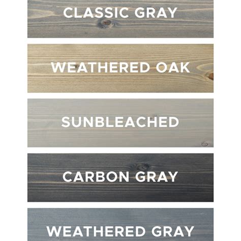 5 Grey Wood Stain Options - Angela Marie Made