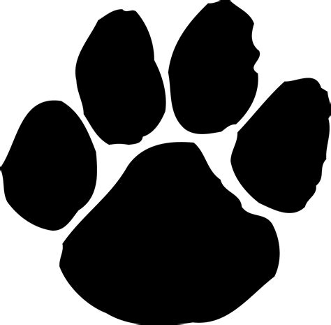 Dog Paw Print Template - Cliparts.co