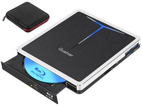 Buy Guamar External Blu Ray Drive,USB 3.0 Type C Blu-ray Burner DVD/BD ...