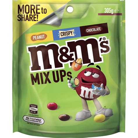 M&m's Mix Ups Chocolate Large Bag 305g | Woolworths