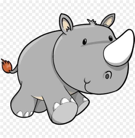 Free download | HD PNG cartoon baby rhino cute cartoon rhino PNG ...