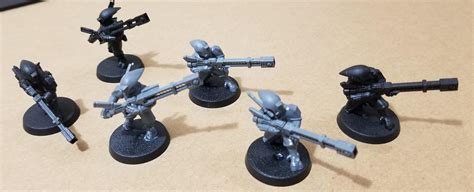 Tau Pathfinders Rail Rifles - Tau Pathfinders Rail Rifles - Gallery - DakkaDakka