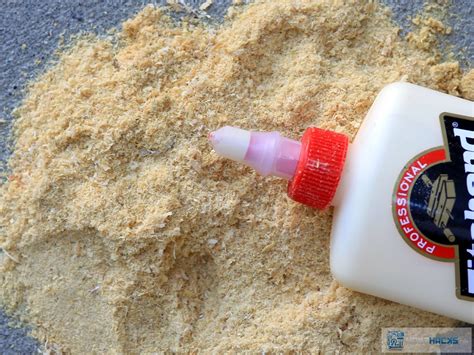 How to Make Your Own Wood Filler with Glue and Sawdust - HomeHacks