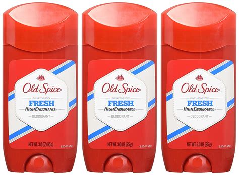 Old Spice High Endurance Fresh Scent Deodorant for Men - 3 Oz / 85g x 3 Pack - Walmart.com ...