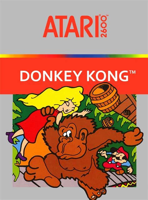 Donkey Kong: Atari 2600 | Atari video games, Atari 2600 games, Atari games